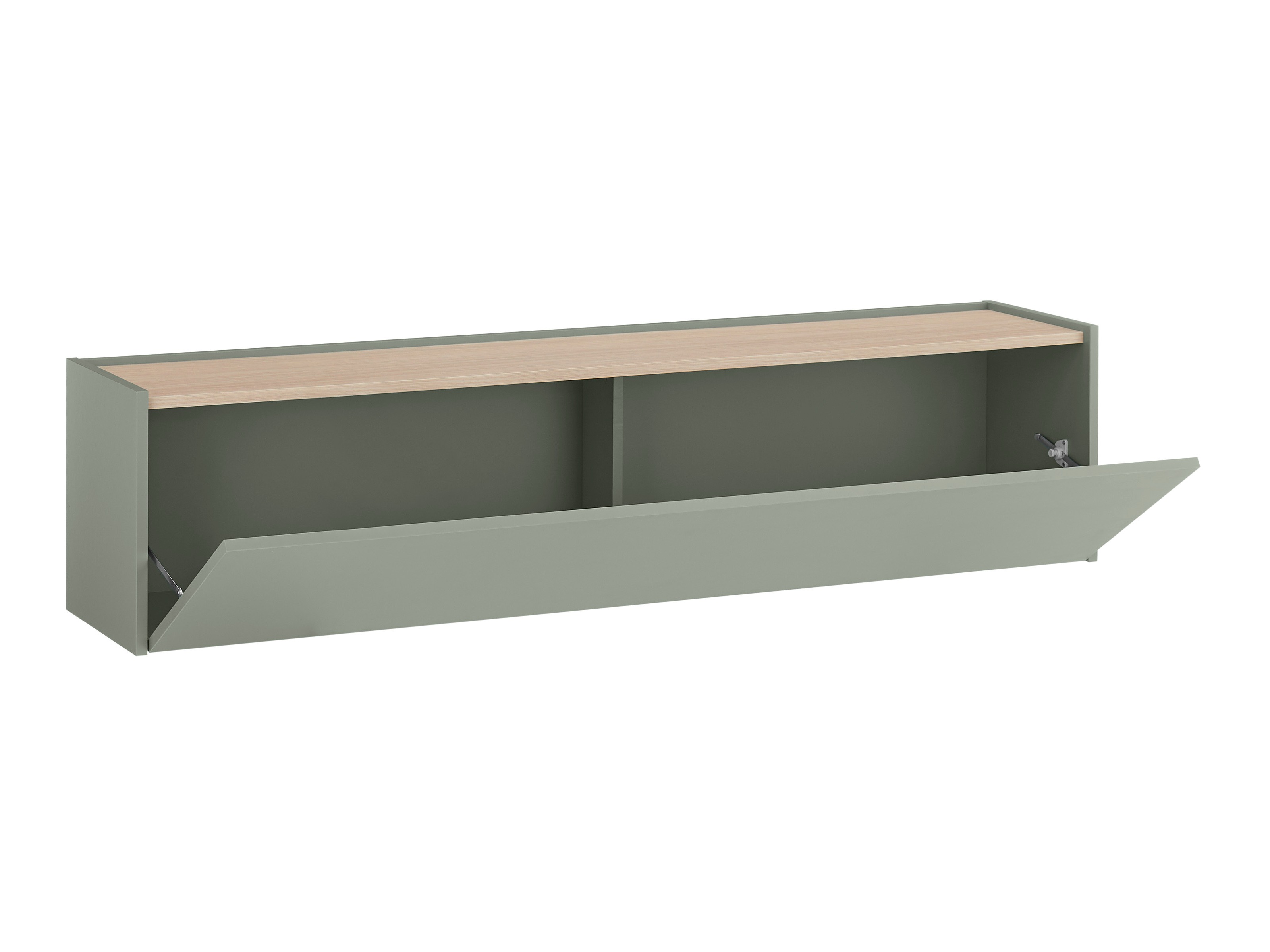 Wohnzimmer-Set Elbsori 121 (Grün + Eiche)