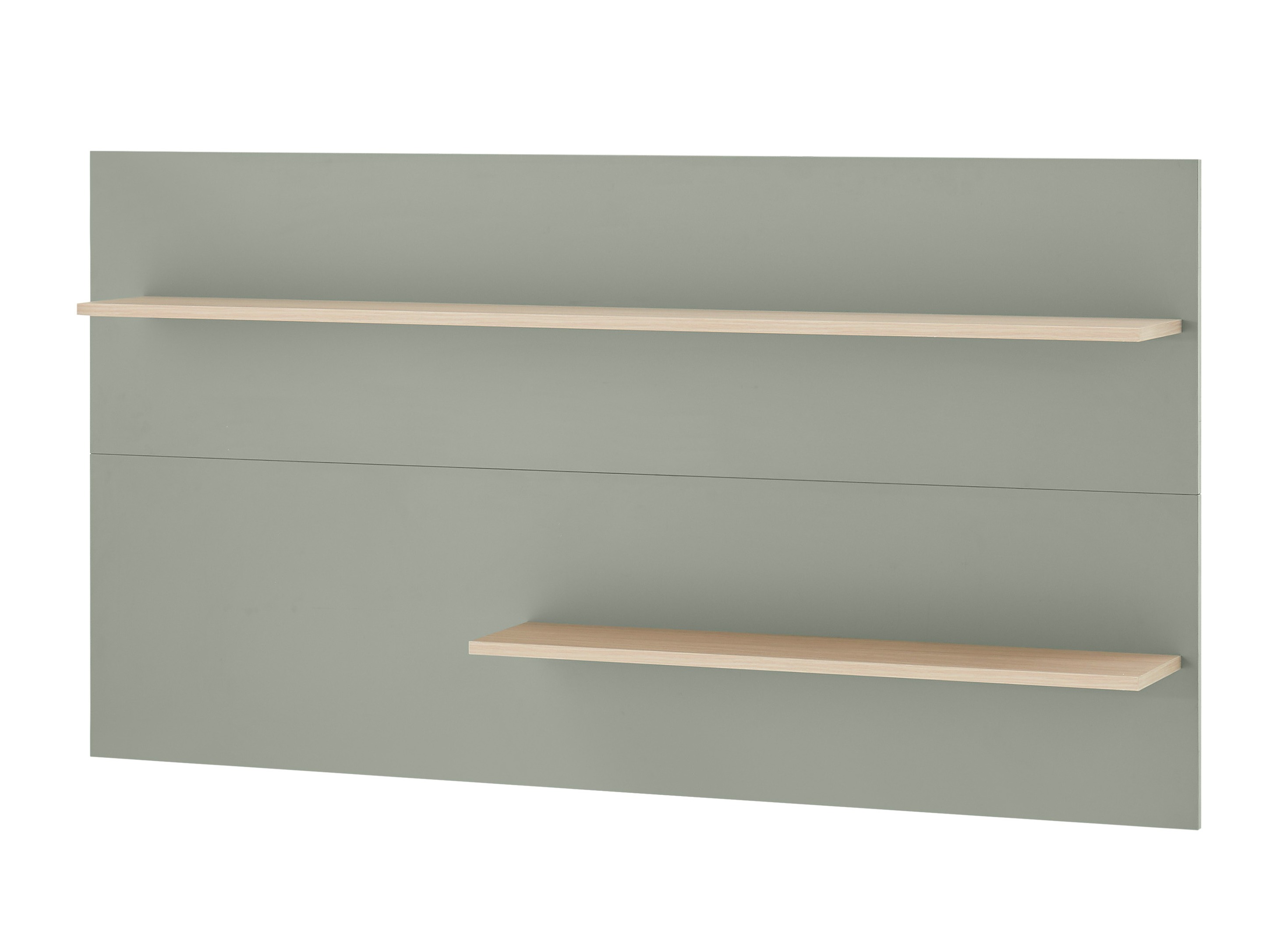Wohnzimmer-Set Elbsori 135 (Grün + Eiche)