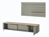 Wohnzimmer-Sets Elbsori 124 (Grün + Eichenholzoptik)