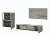 Wohnzimmer-Sets Elbsori 127 (Grün + Eichenholzoptik)