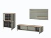 Wohnzimmer-Sets Elbsori 127 (Grün + Eichenholzoptik)