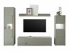Wohnzimmer-Sets Elbsori 130 (Grün + Eichenholzoptik)