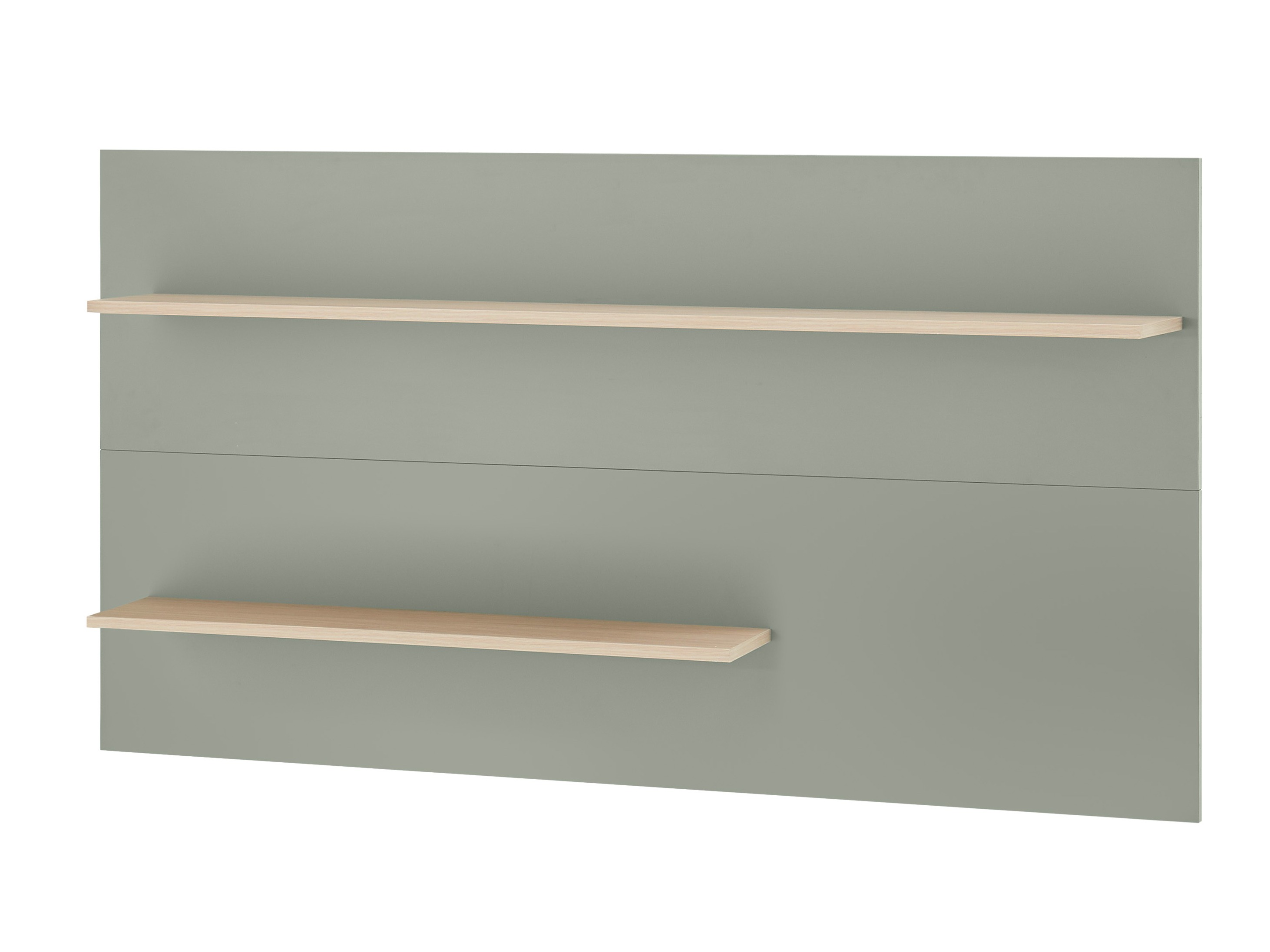 Wohnzimmer-Sets Elbsori 135 (Grün + Eichenholzoptik)