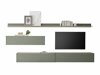 Wohnzimmer-Sets Elbsori 142 (Grün + Eichenholzoptik)