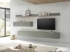 Wohnzimmer-Sets Elbsori 142 (Grün + Eichenholzoptik)