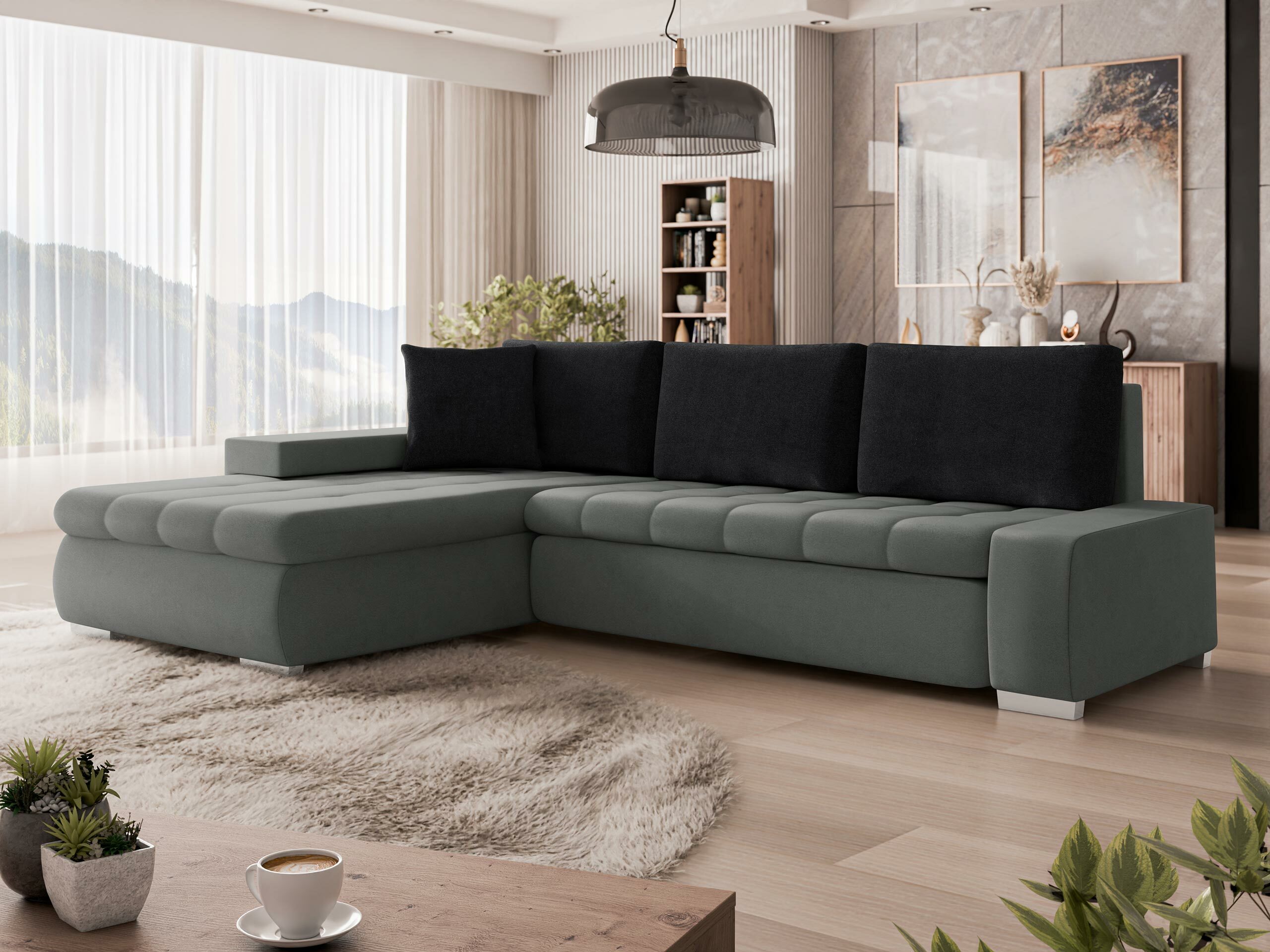 Ecksofa Comfivo 112 (Magic Velvet 2217 + Magic Velvet 2219)