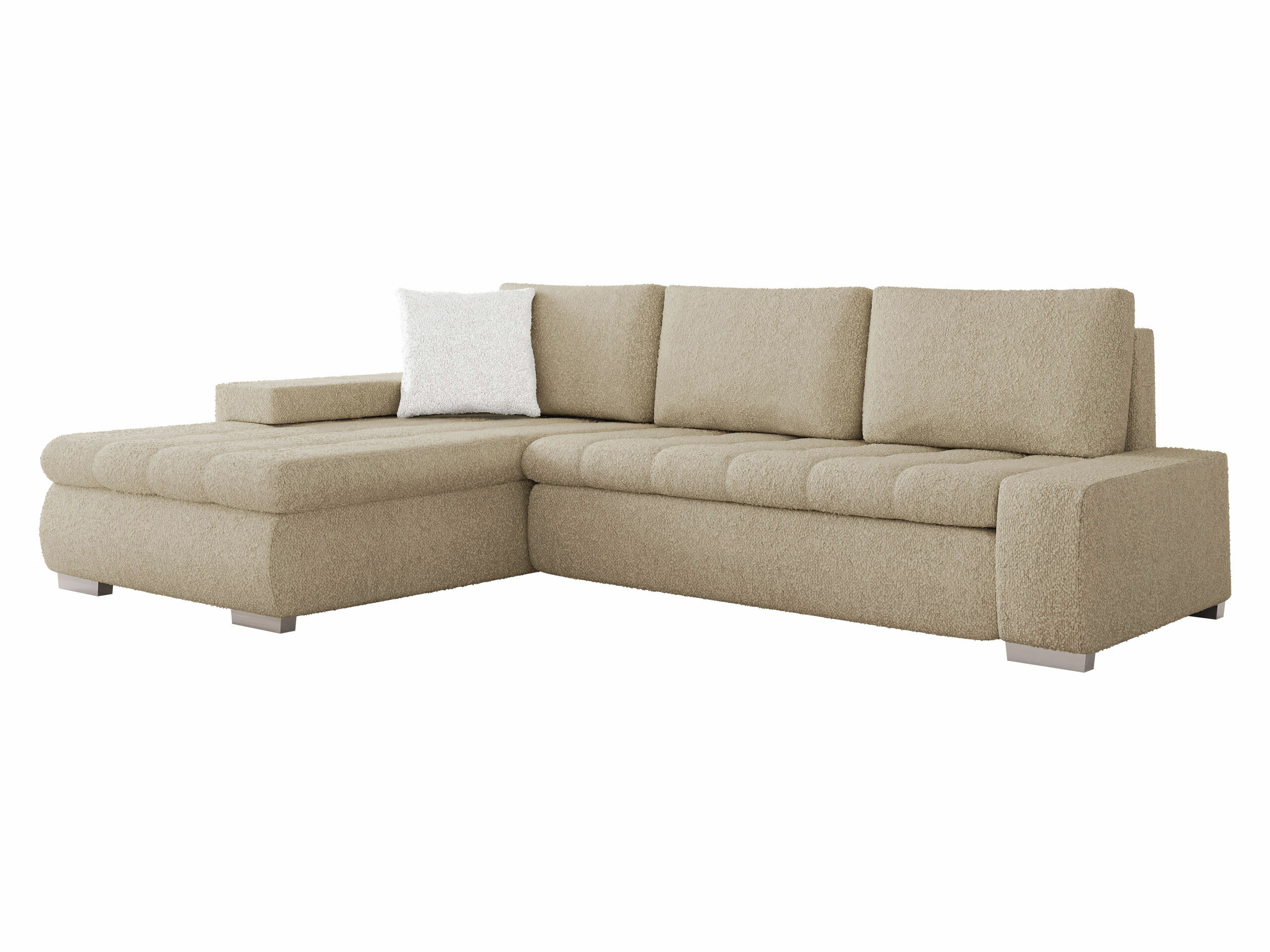 Ecksofa Comfivo Nitor IV (Boucle Baloo 2074 + Boucle Baloo 2073)