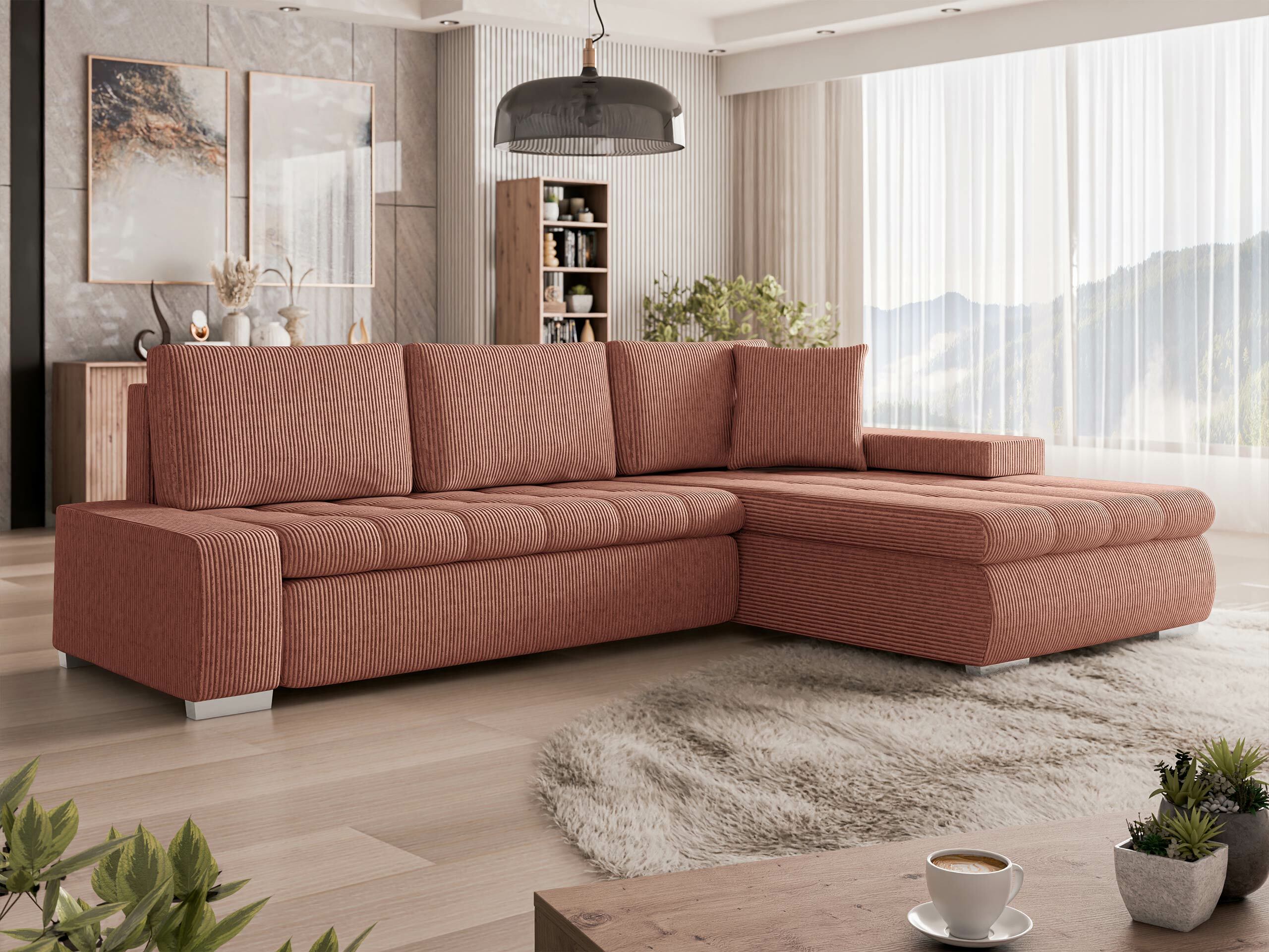 Ecksofa Comfivo Nitor (Uttario Velvet 2955 + Evo 28)