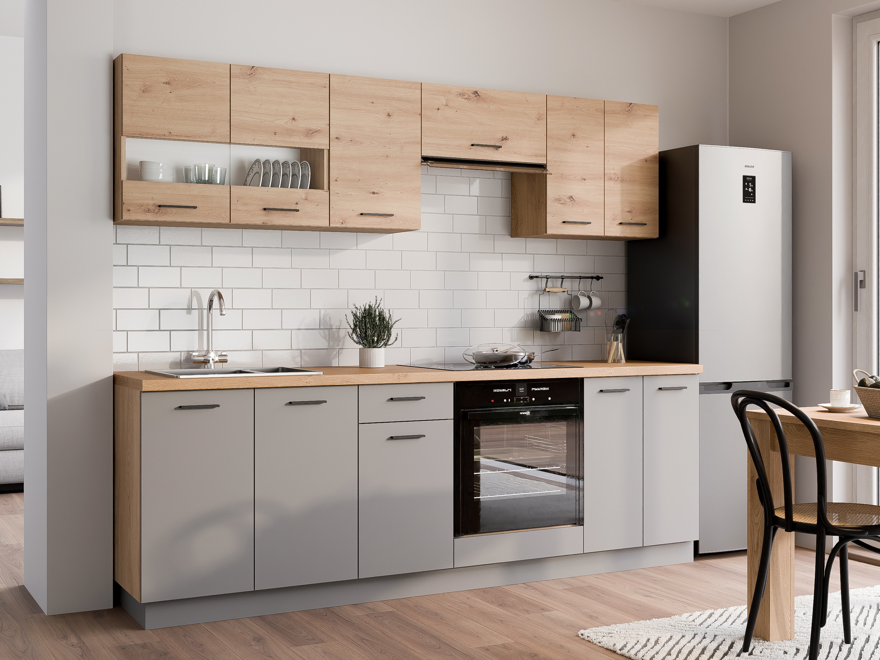 Modulares Küchenset Ati Grey Artisan 100