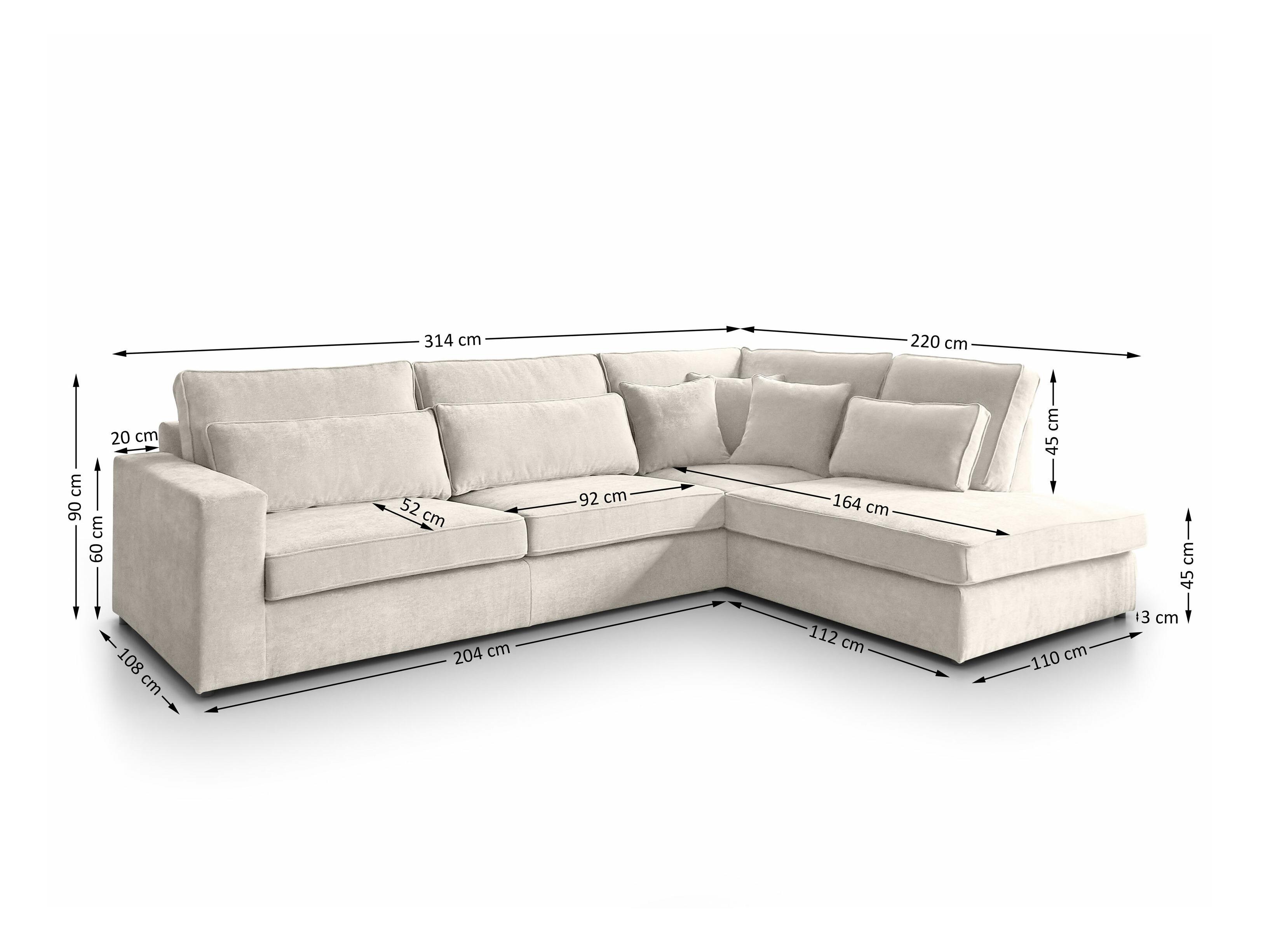Ecksofa Margate 122 (Sereno 681)