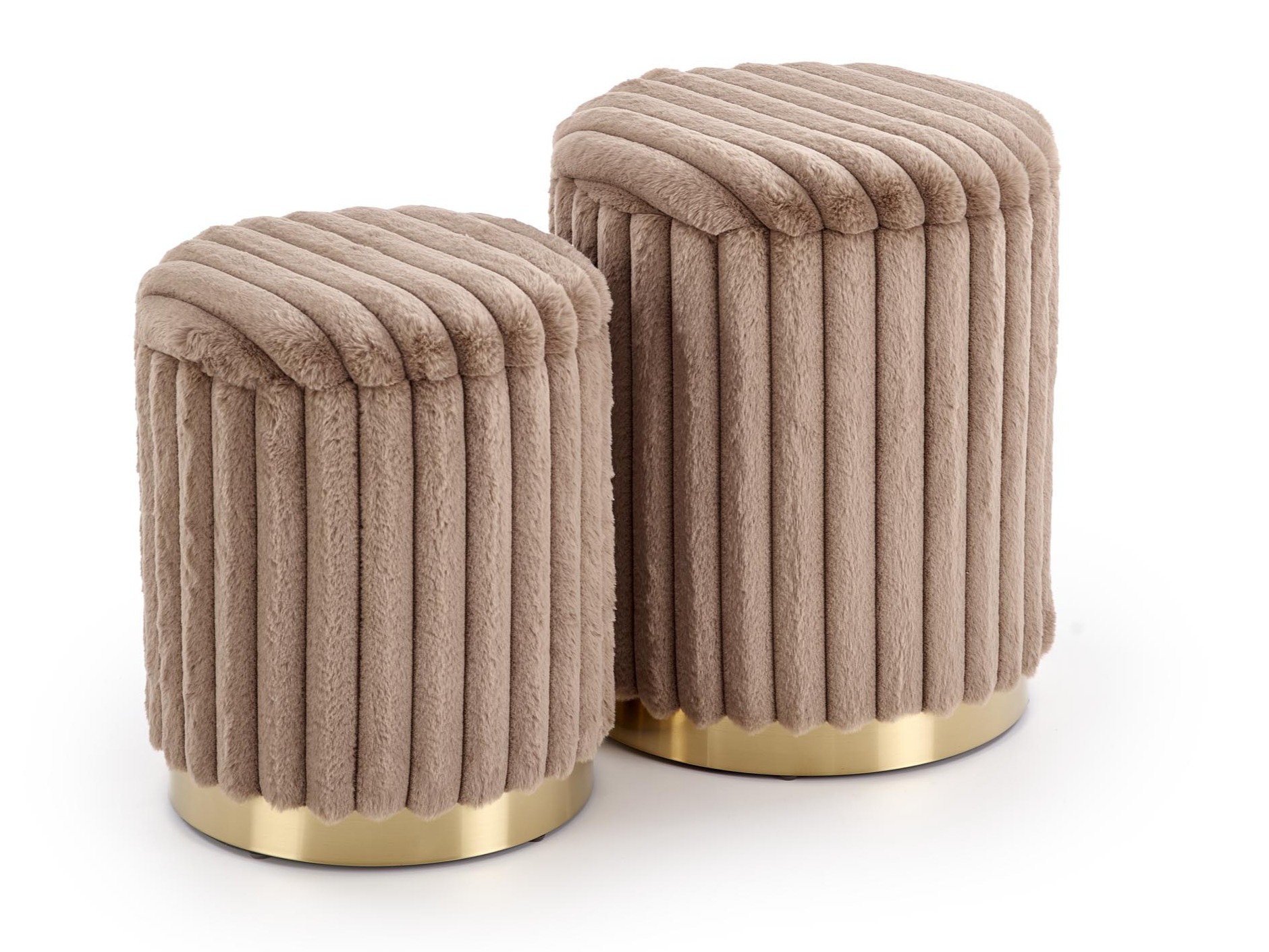 Hocker-Set Houston 2076 (Cappuccino)