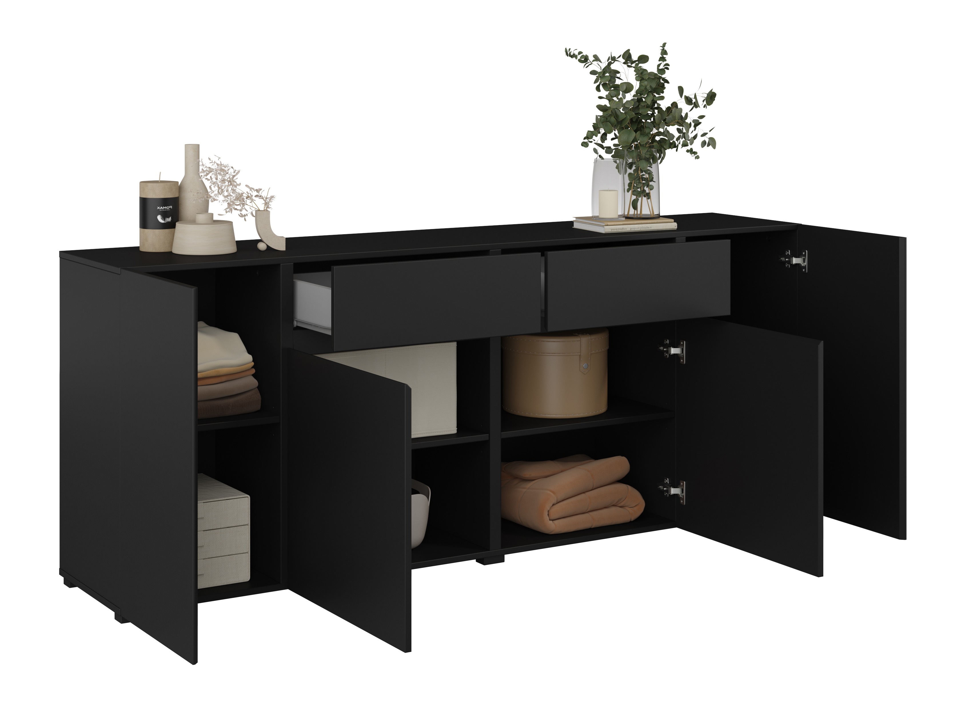 Kommoden Elbleve 103 (Schwarz)