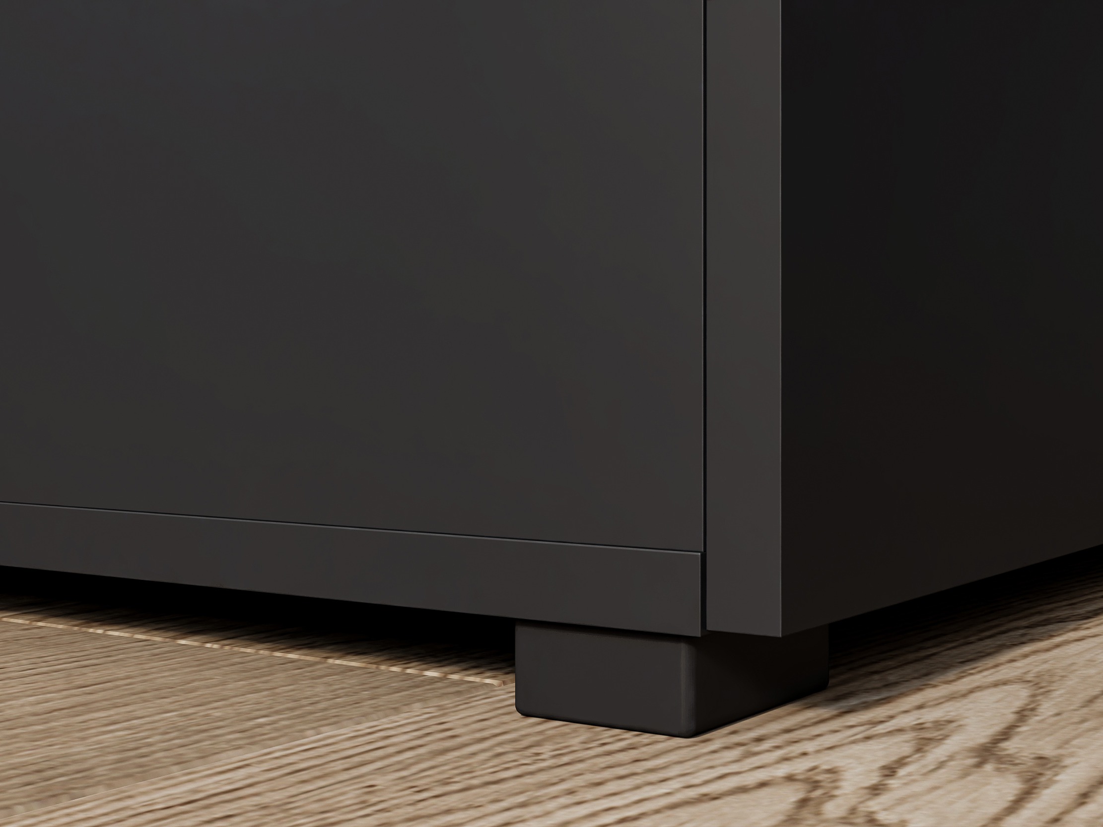 TV-Möbel Elbleve 100 (Schwarz)