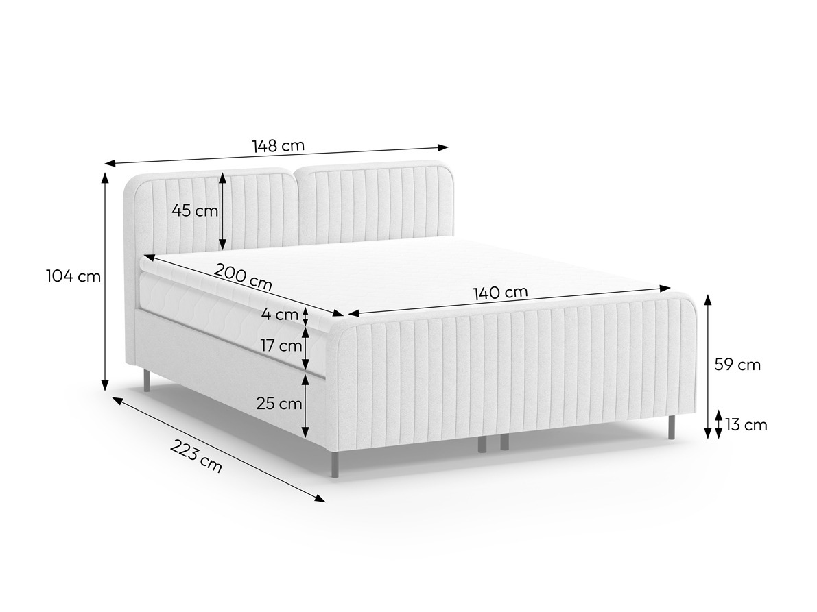 Boxspringbett Margate 127 (Casa 06)