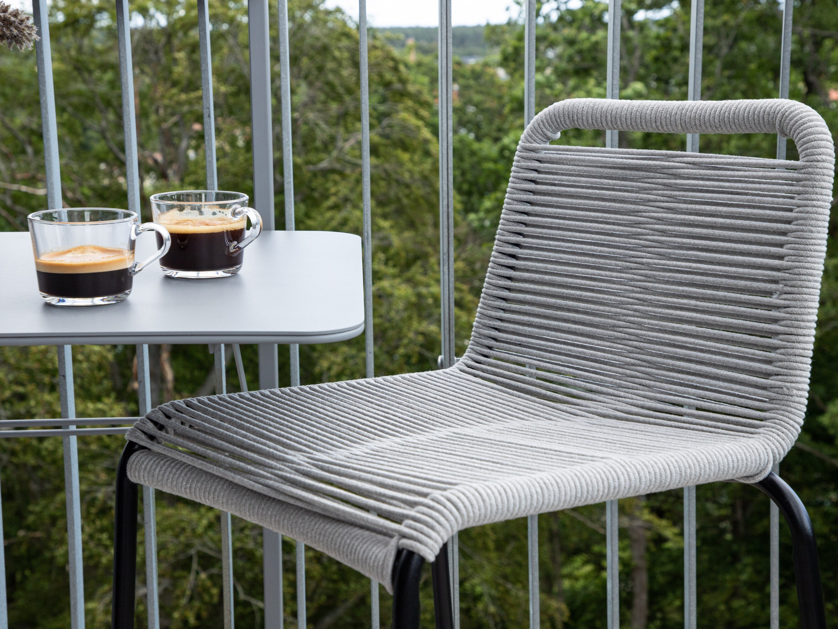 Garten-Barhocker Dallas 3398 (Hellgrau)