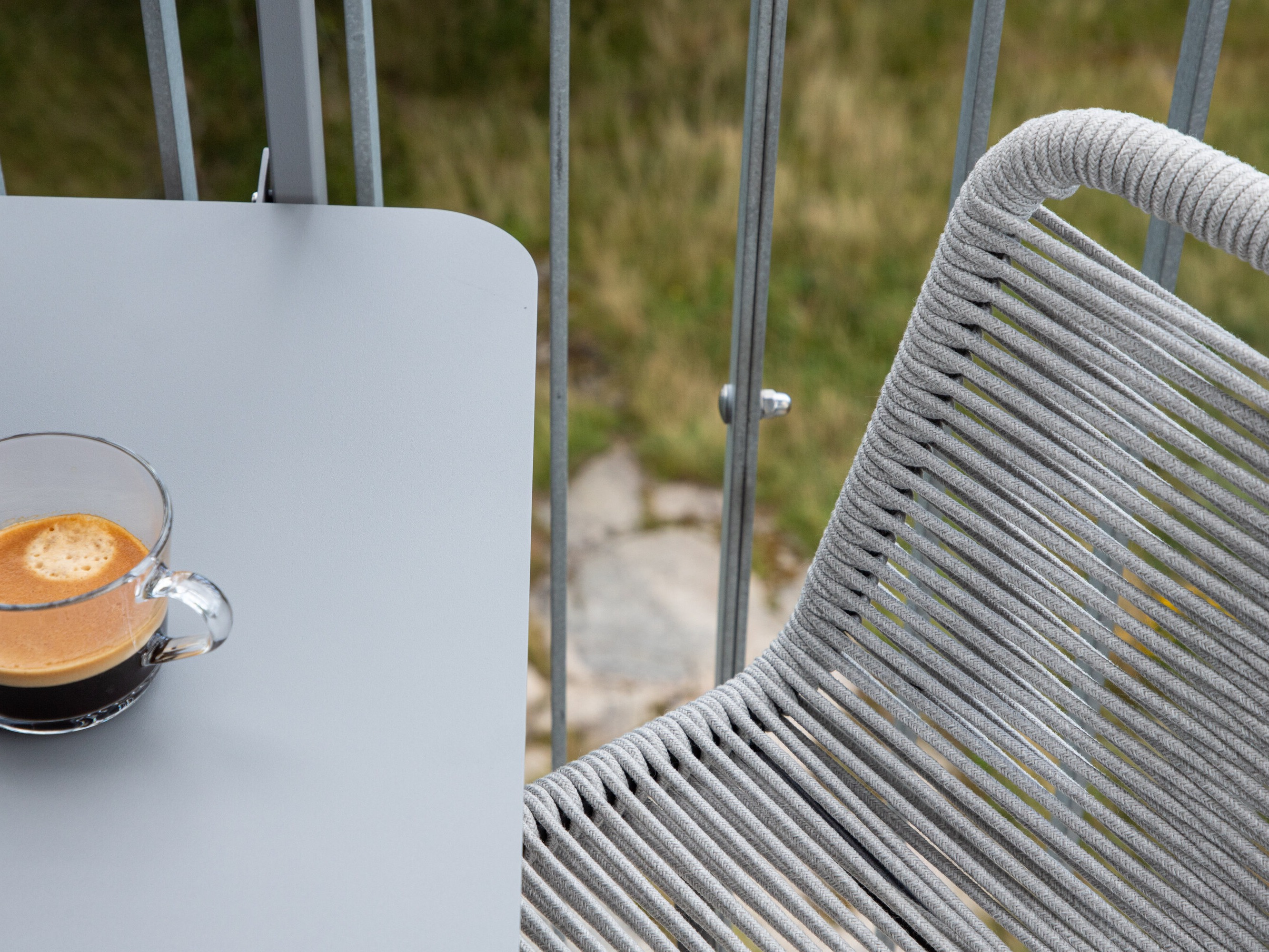 Garten-Barhocker Dallas 3398 (Hellgrau)