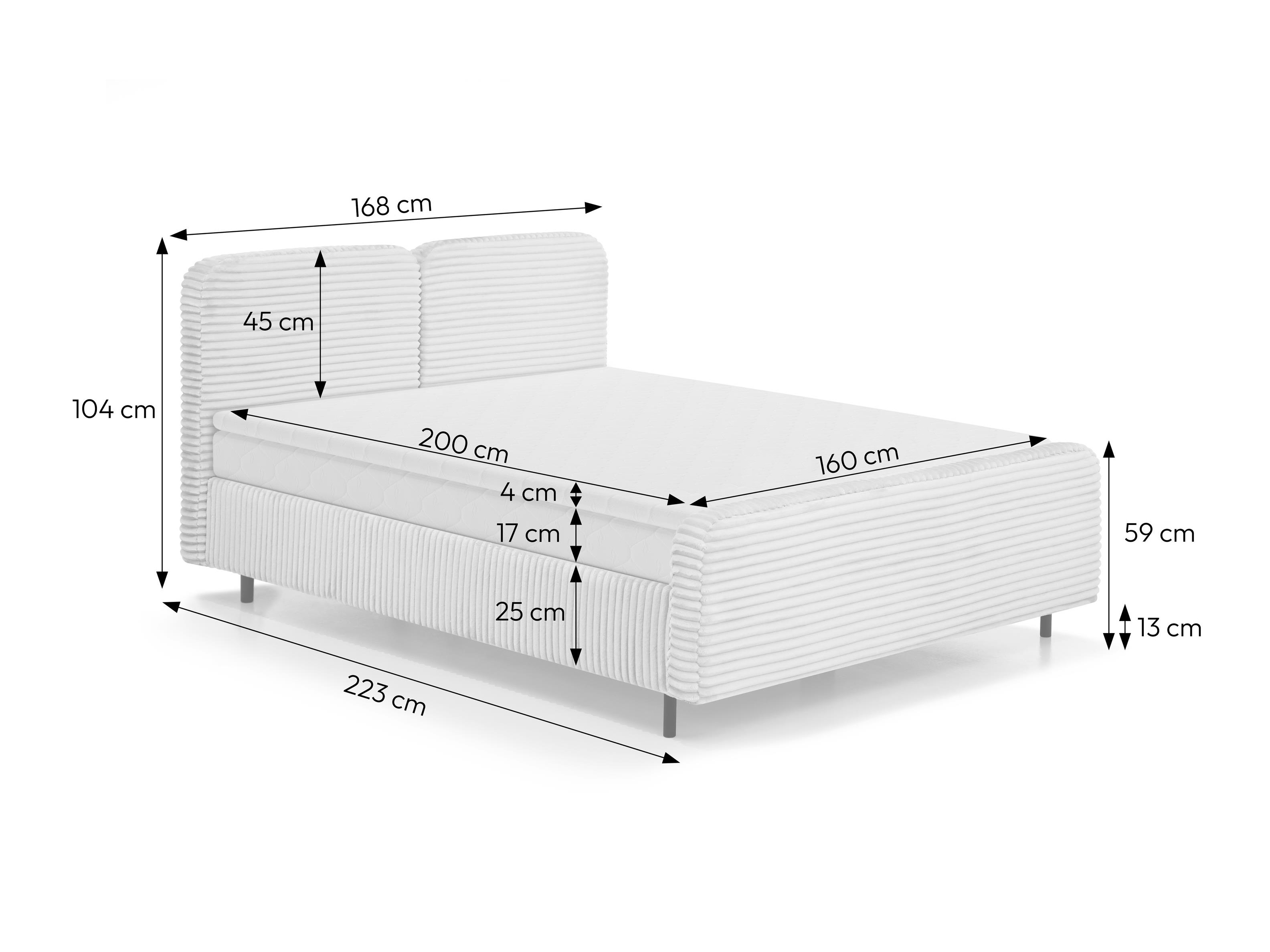 Boxspringbett Margate 130 (Tilia 03)