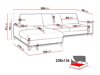 Ecksofa ComfiDream 111 (Verita 53)