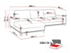 Ecksofa ComfiDream 111 (Verita 88)