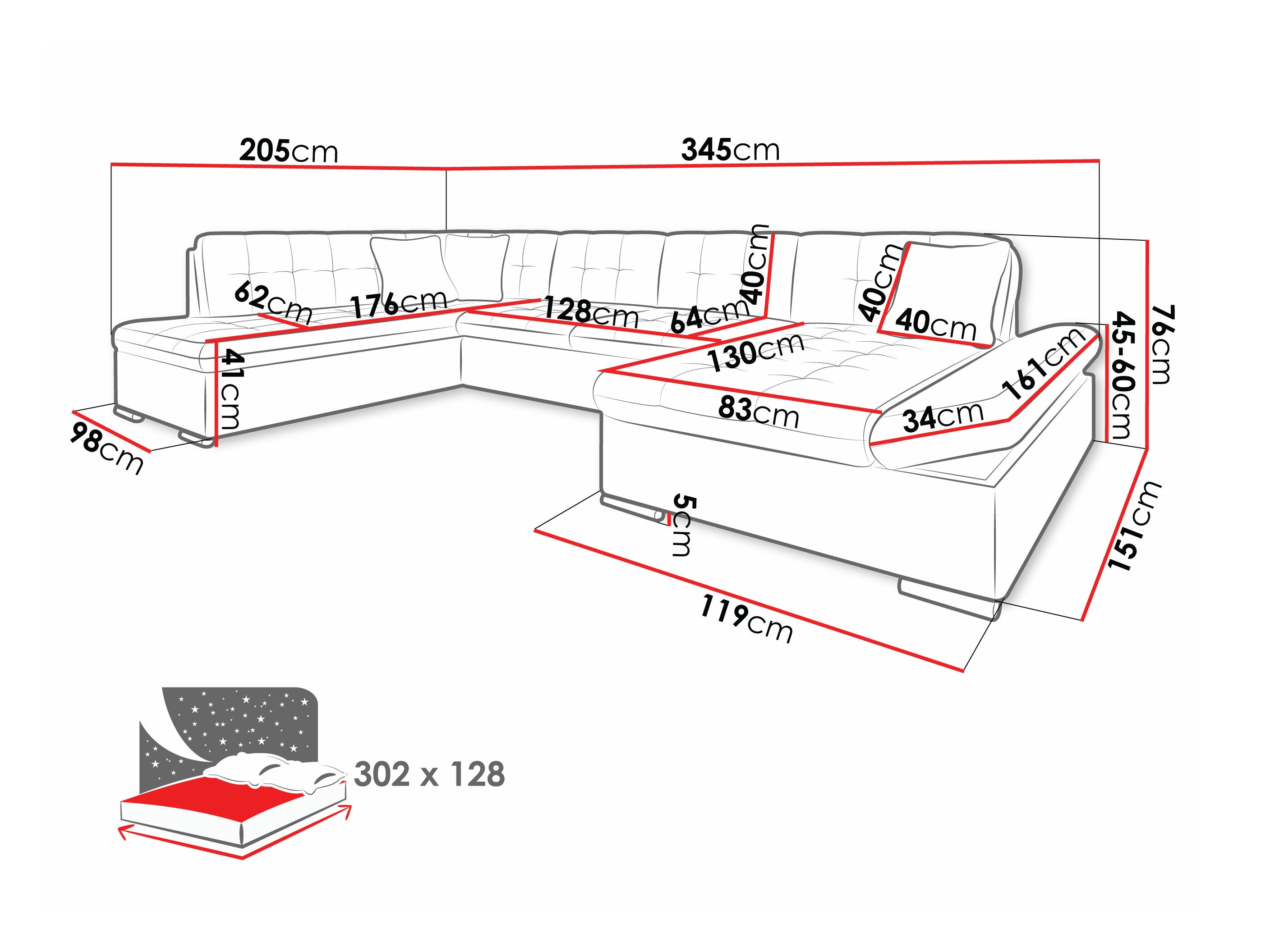Ecksofa Comfivo 149 (Soft 011 + Lux 06 + Lux 05)