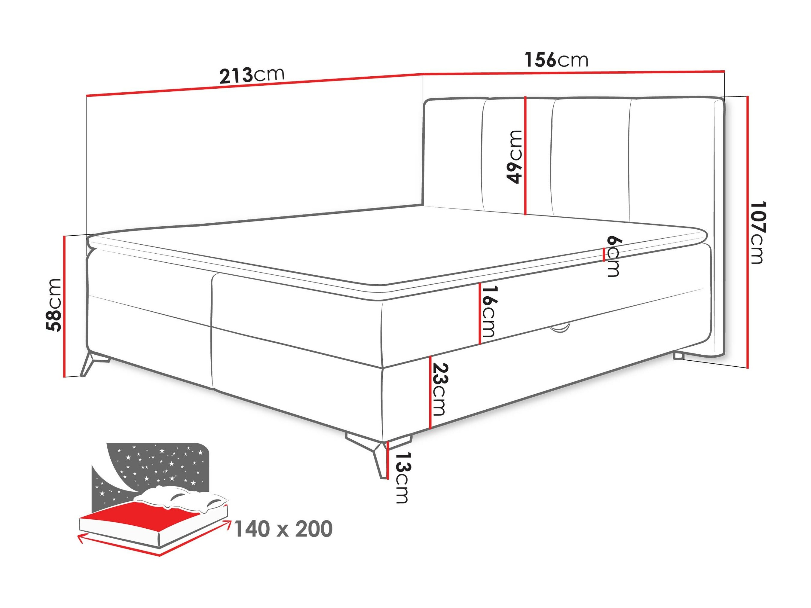 Boxspringbett Portage 109 (Velo 621)