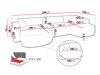Ecksofa Comfivo 480 (Velo 633)