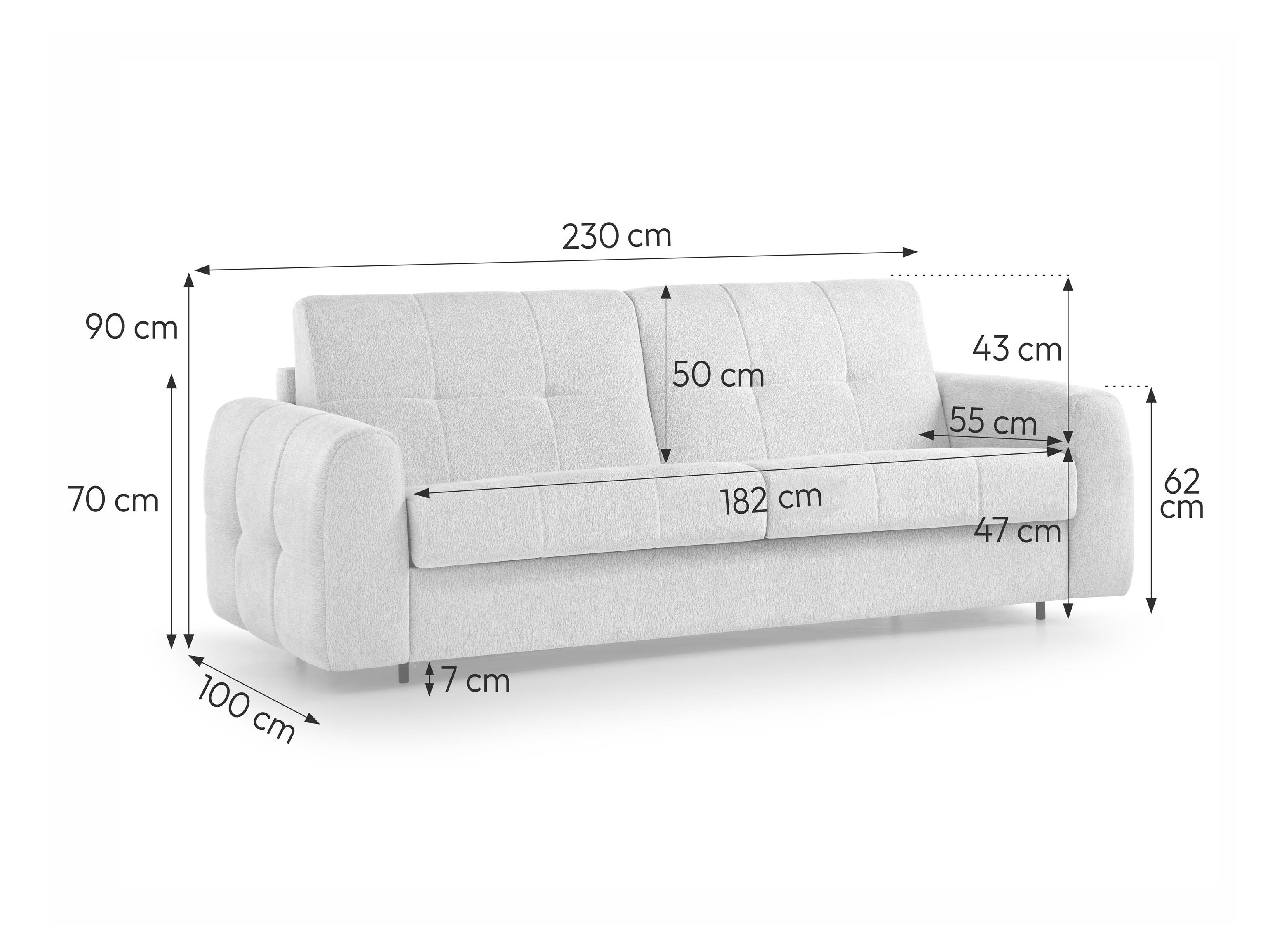 Schlafsofa Margate 126 (Misterio 28)