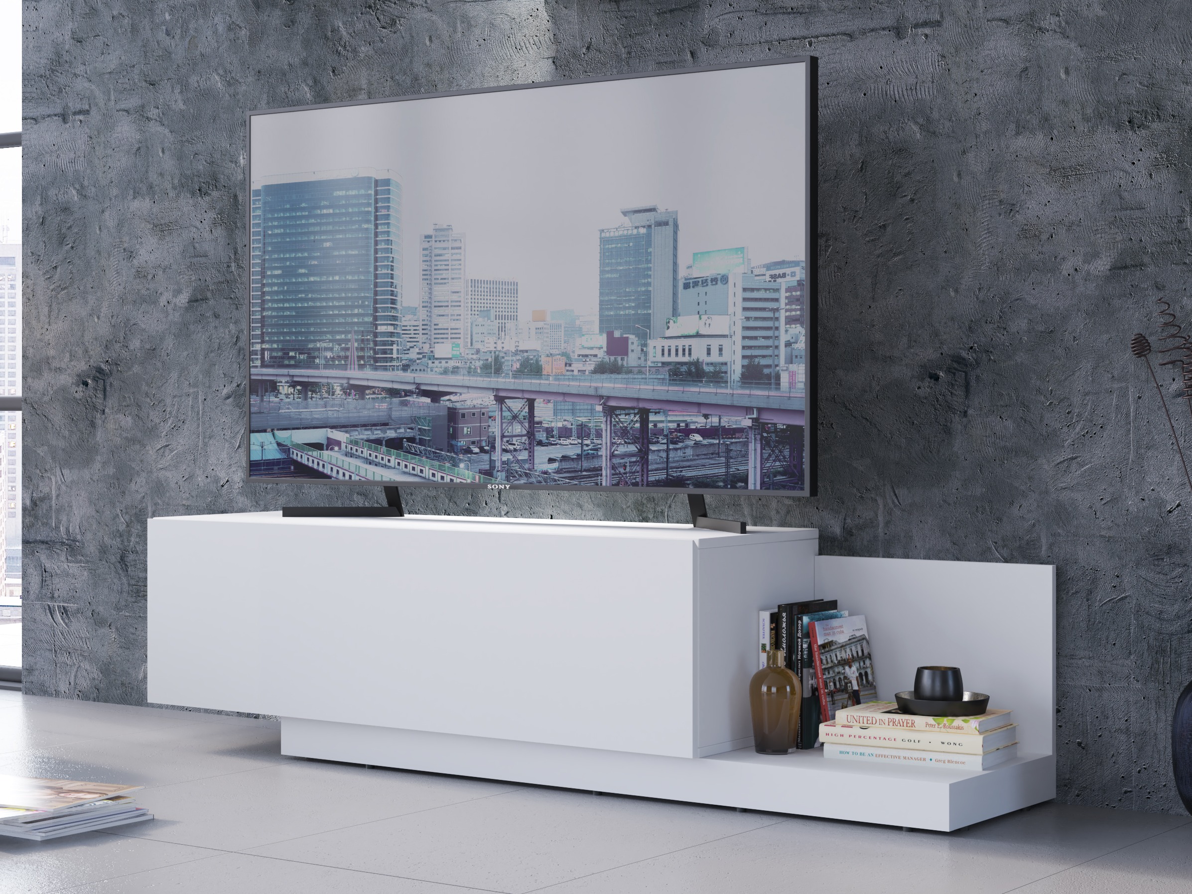 TV-Möbel Ontario 244 (Weiss)