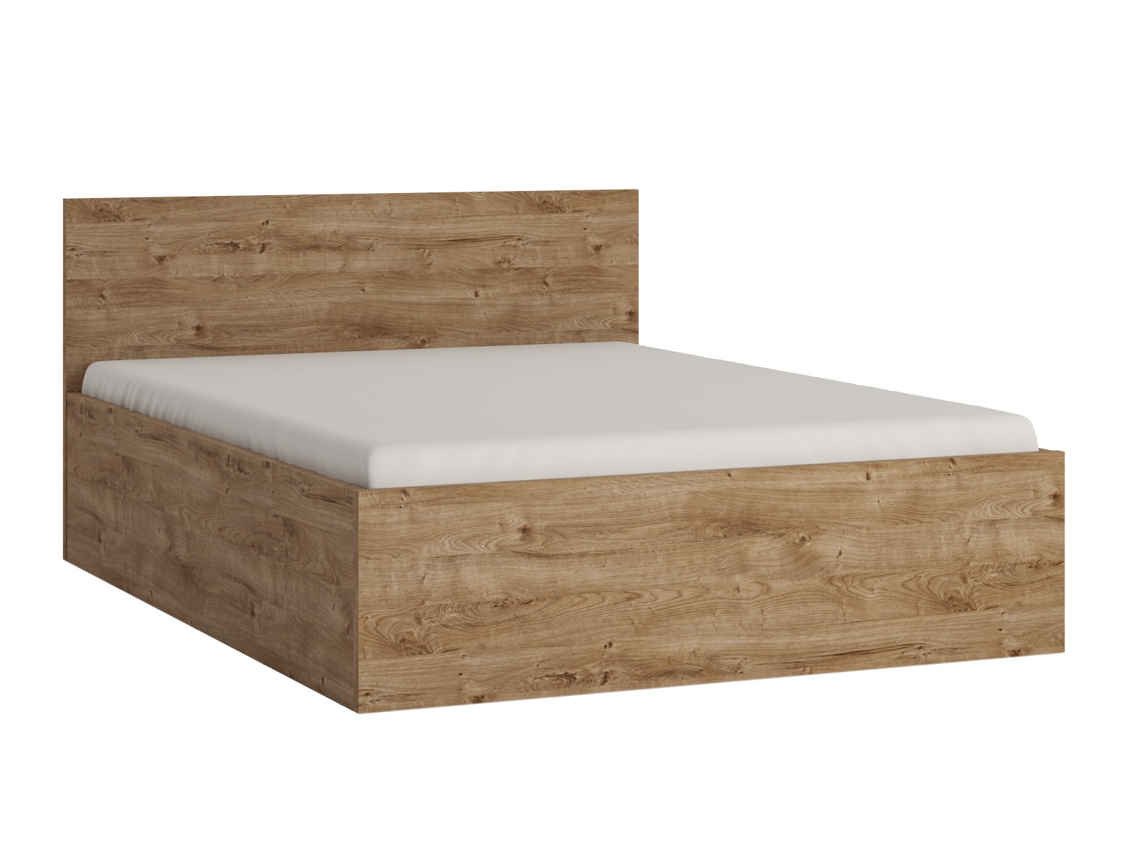 Bett Merfere 131 (Eichenholzoptik)