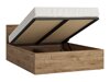 Bett Merfere 131 (Eichenholzoptik)