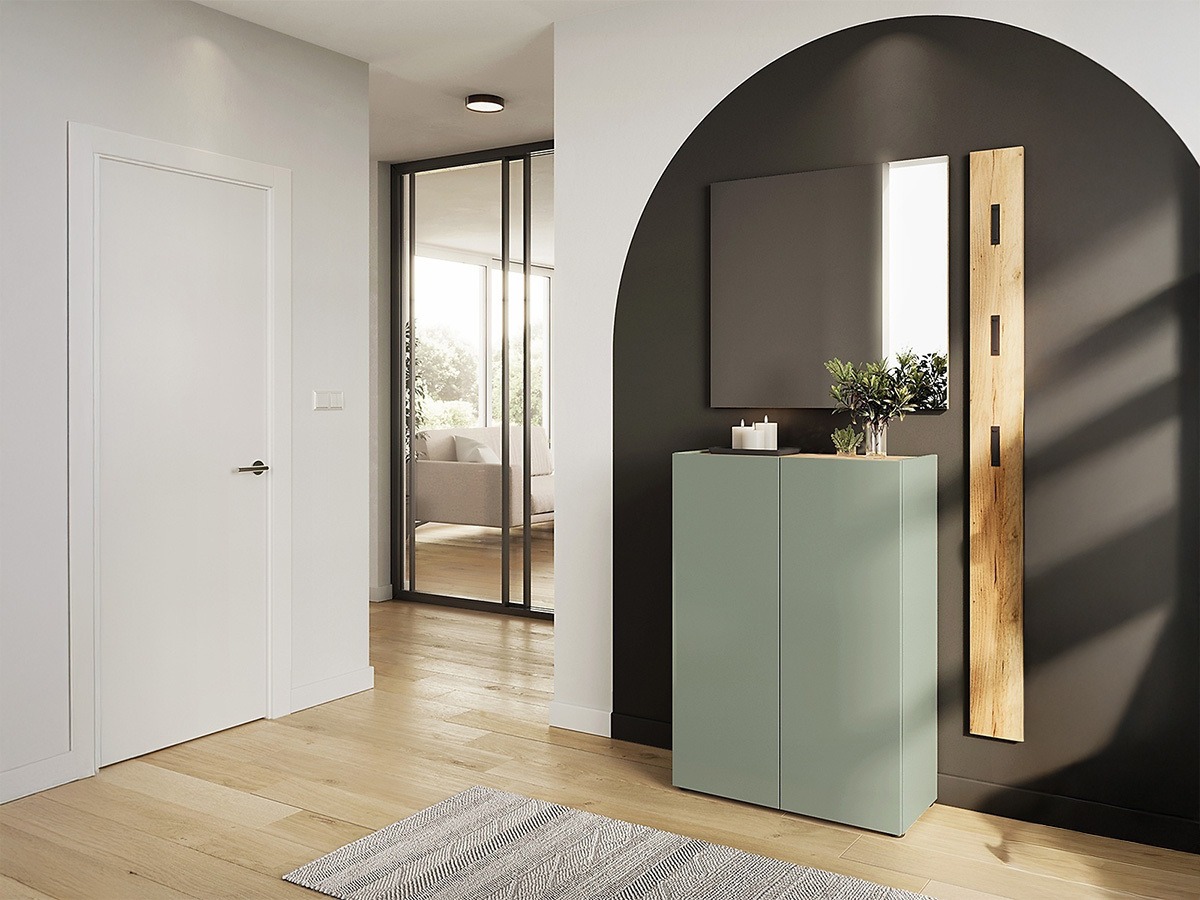 Flurgarnitur Lircamu 104 (Staubiges Grün)