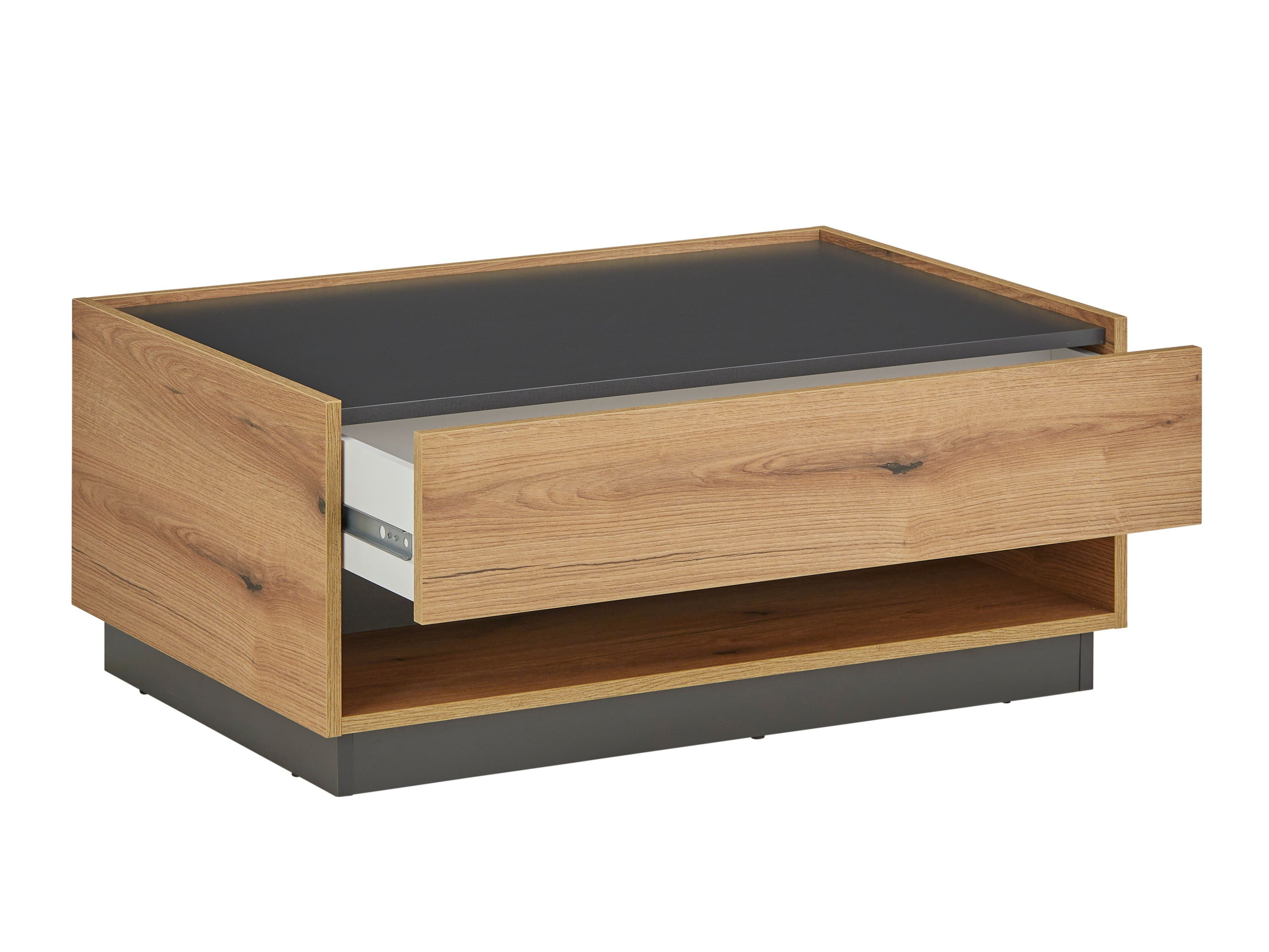 Couchtisch Elbsori 123 (Eiche + Anthrazit)