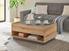 Couchtisch Elbsori 123 (Eichenholzoptik + Anthrazit)