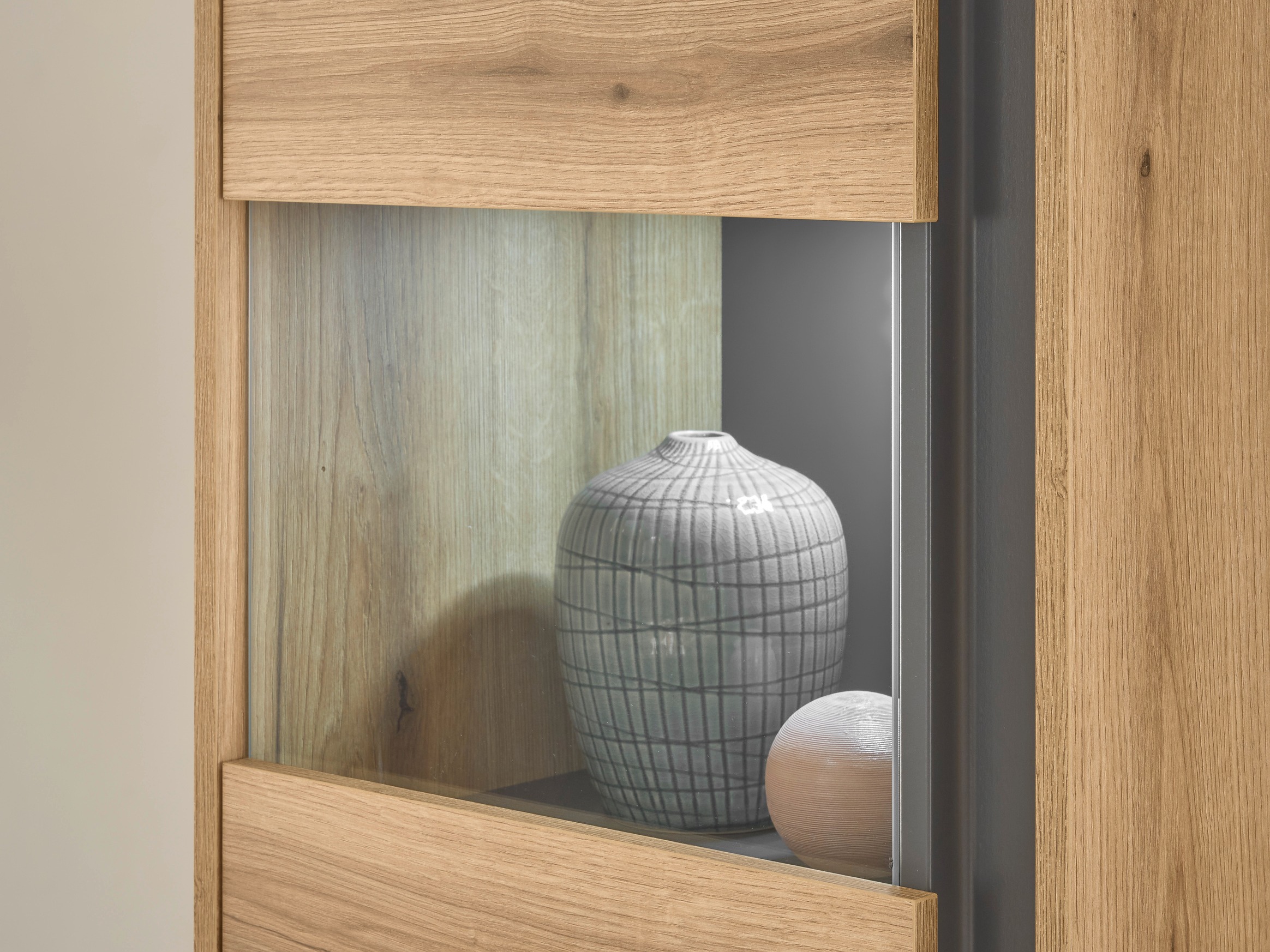 Regal Elbsori 102 (Eiche + Anthrazit)