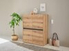 Sideboard Elbsori 111 (Eichenholzoptik + Anthrazit)