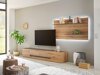 TV-Möbel Elbsori 116 (Eichenholzoptik + Anthrazit)