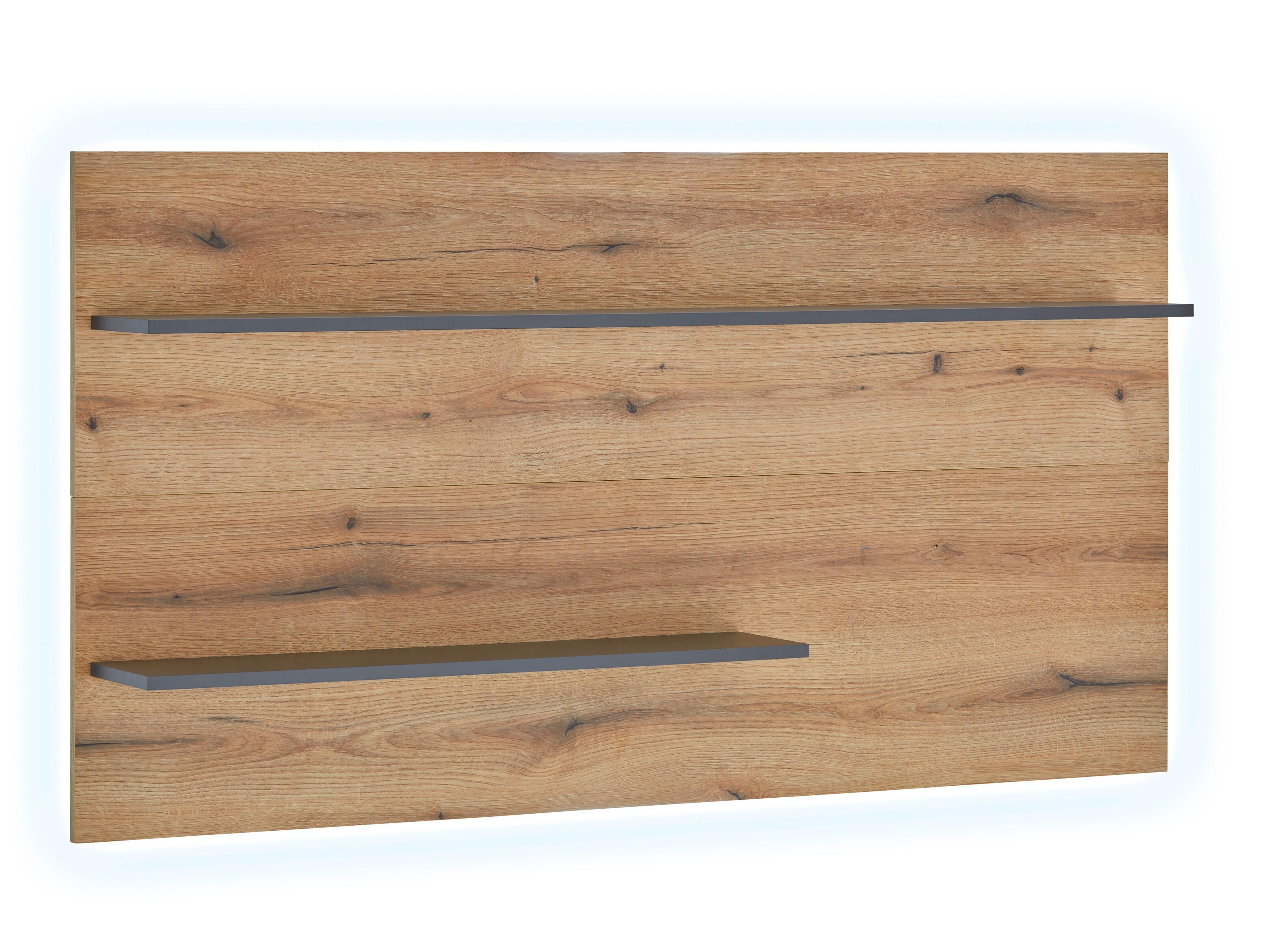 Wandregal Elbsori 112 (Eichenholzoptik + Anthrazit)