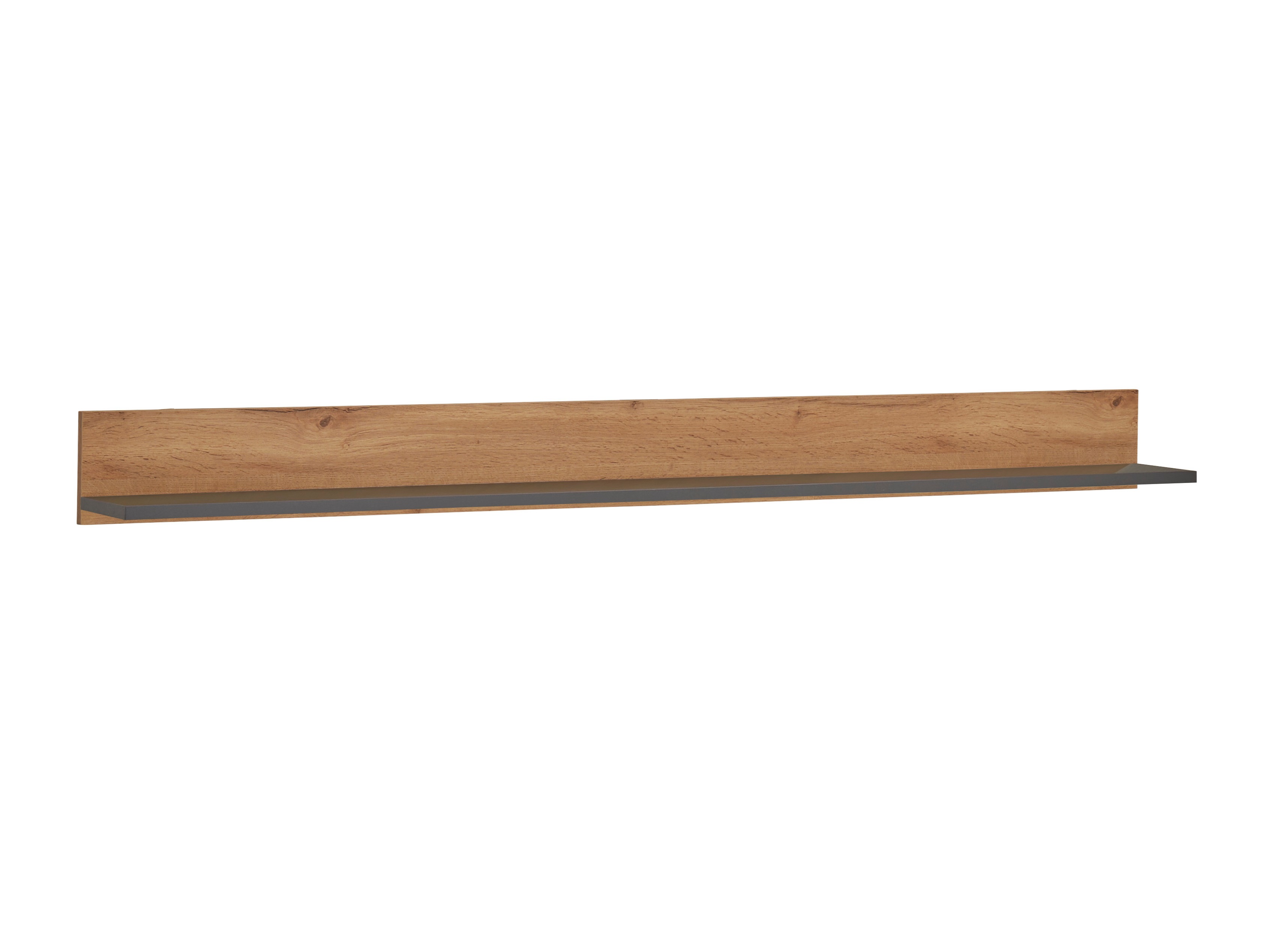 Wandregal Elbsori 126 (Eiche + Anthrazit)