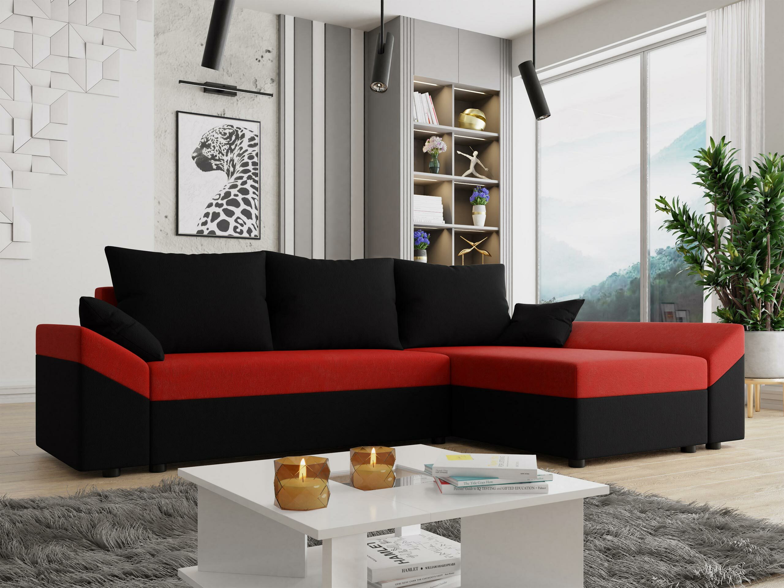 Ecksofa Memphis 104 (Alova 04 + Alova 46)