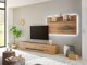 Wohnzimmer-Sets Elbsori 124 (Eichenholzoptik + Anthrazit)