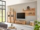 Wohnzimmer-Sets Elbsori 128 (Eichenholzoptik + Anthrazit)