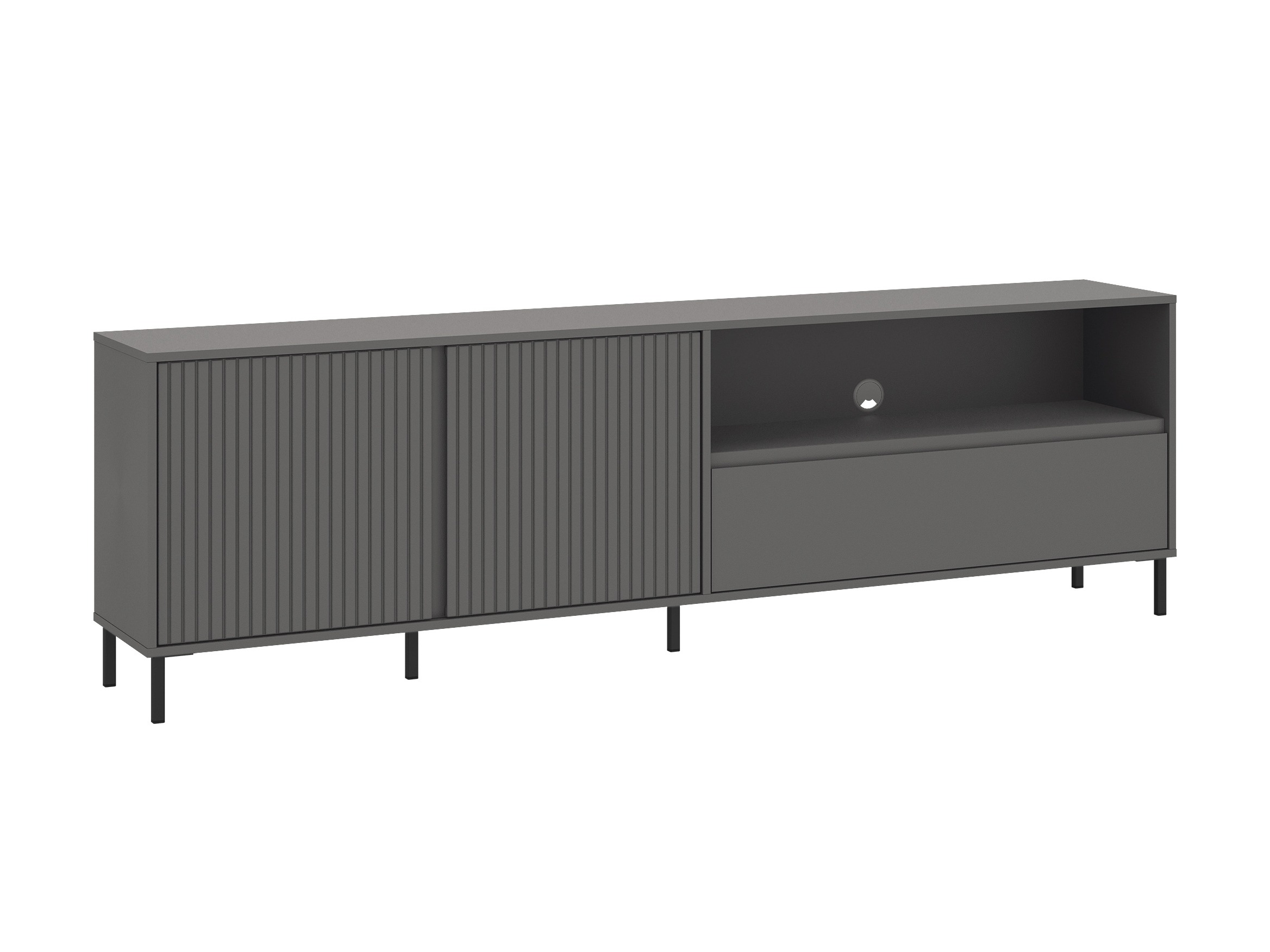 Wohnzimmer-Set Ruvrevi 105 (Anthrazit)