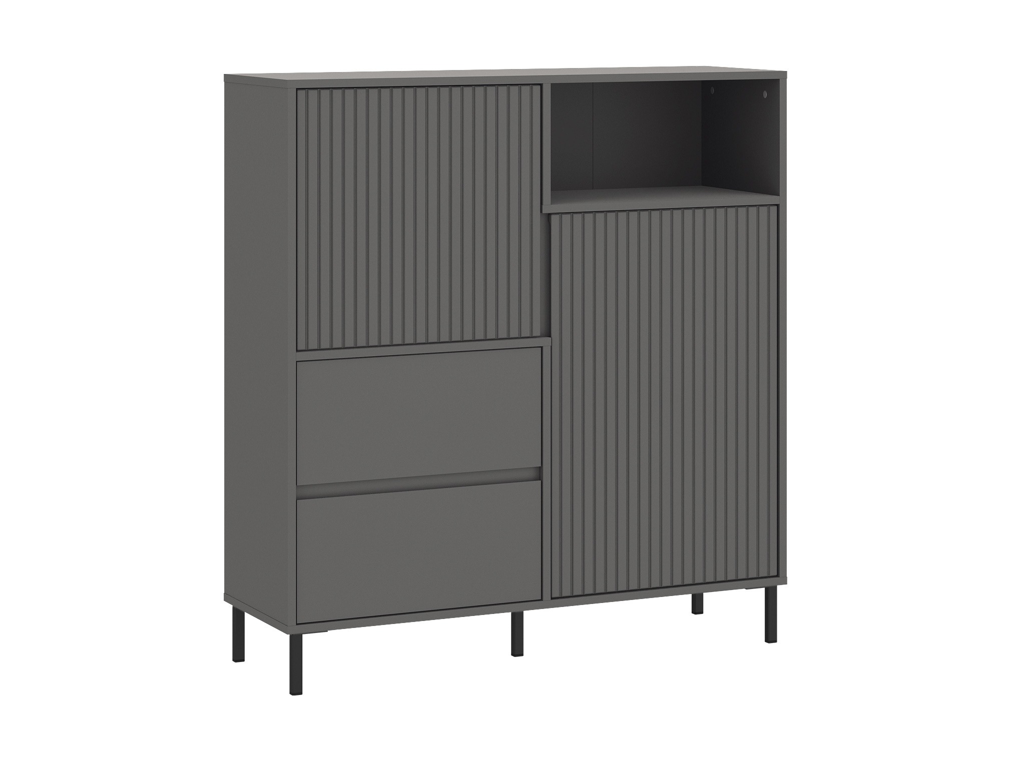 Wohnzimmer-Sets Ruvrevi 105 (Anthrazit)