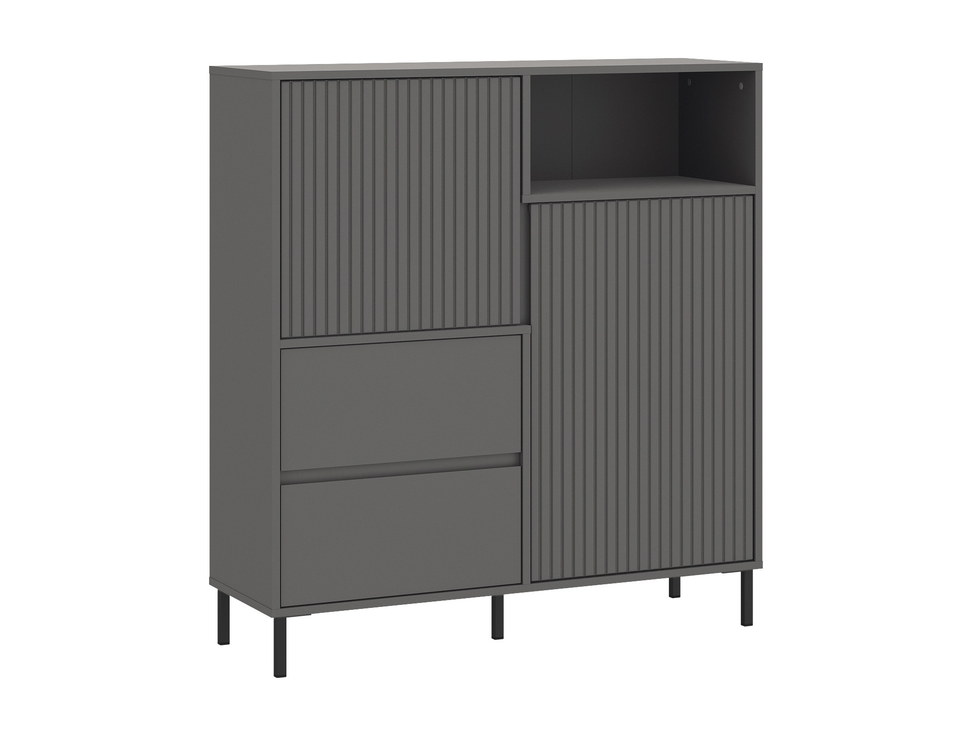 Wohnzimmer-Sets Ruvrevi 106 (Anthrazit)