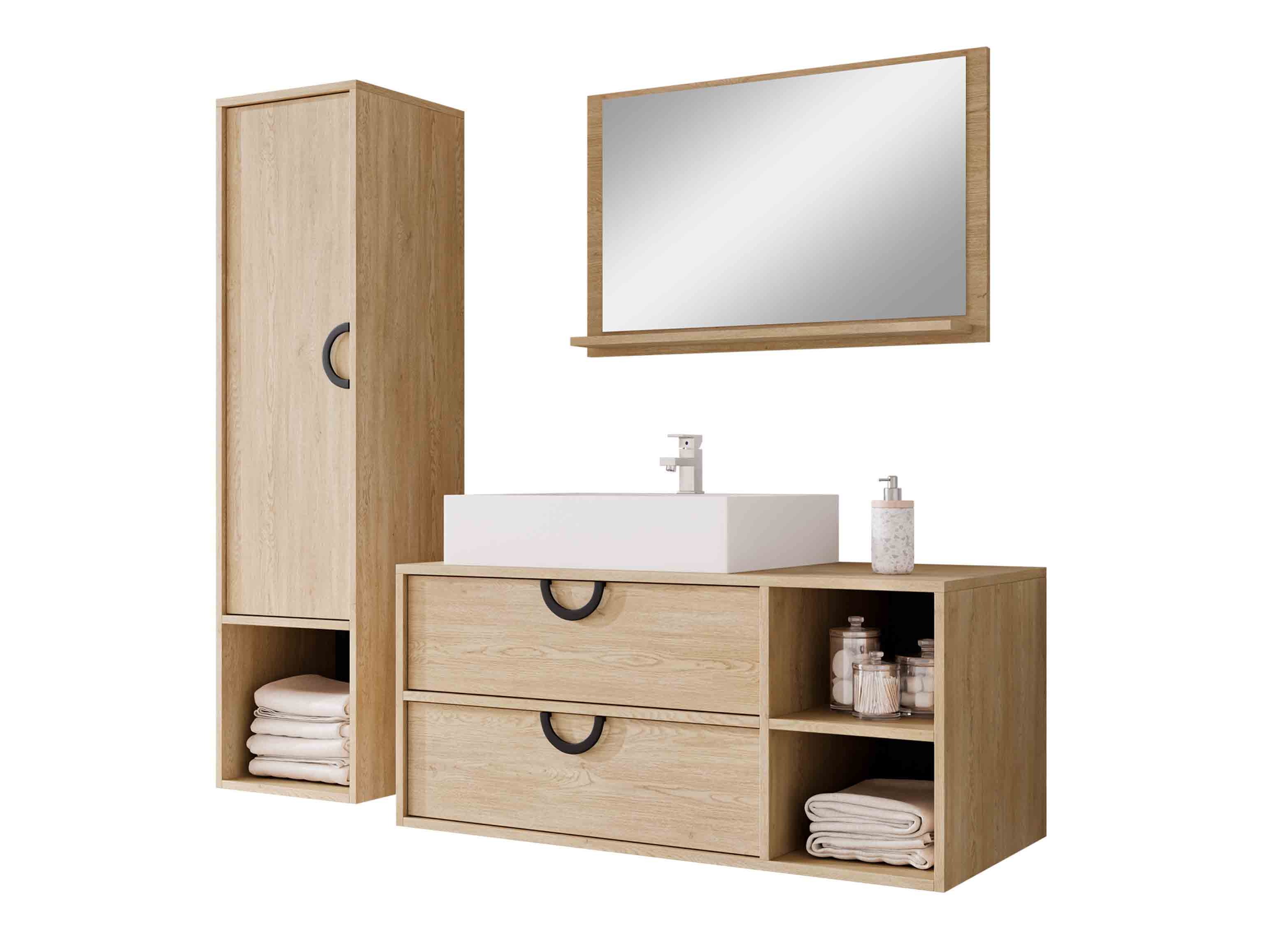 Badezimmer-Set Sodalis (Eiche)