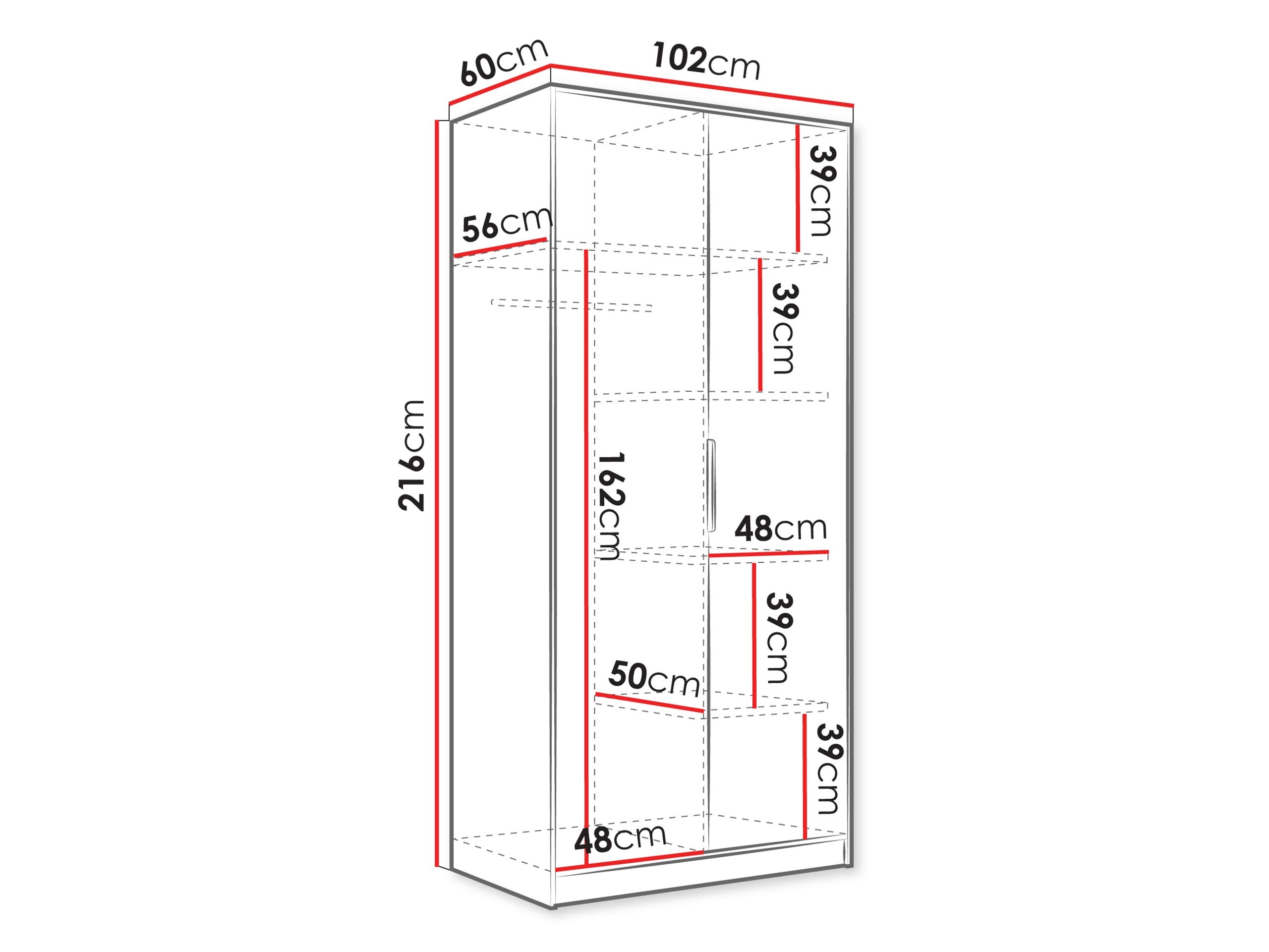 Kleiderschrank Comfivo Larmire 122 (Beige)