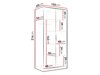 Kleiderschrank Comfivo Larmire 122 (Kaschmir)