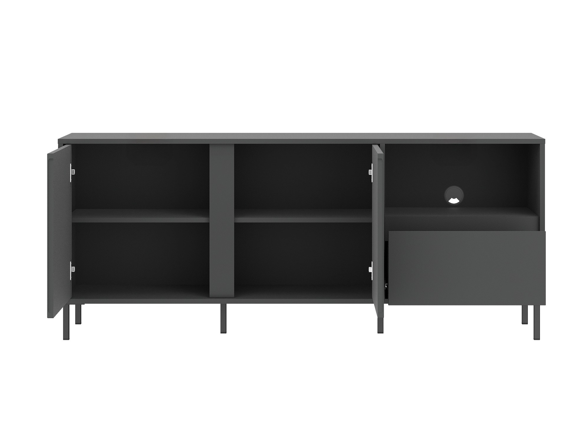 TV-Möbel Ruvrevi 100 (Anthrazit)