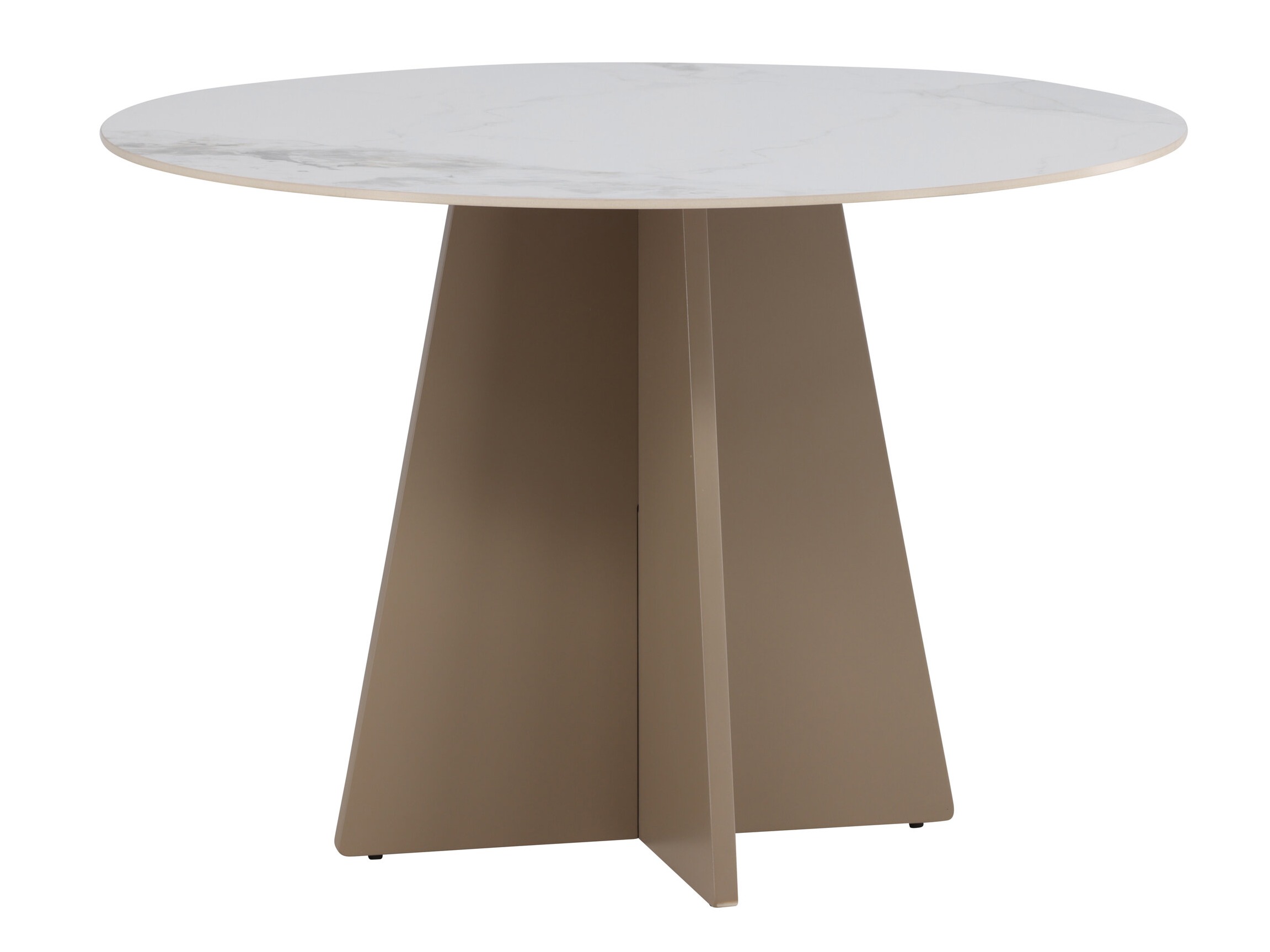 Tisch Dallas 4451 (Weisser Marmor + Beige)