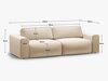 Schlafsofa Beckley 204 (Paris Beige)